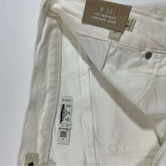 New Madewell The Perfect Vintage Jean Tile White ND501 - Picture 6 of 11